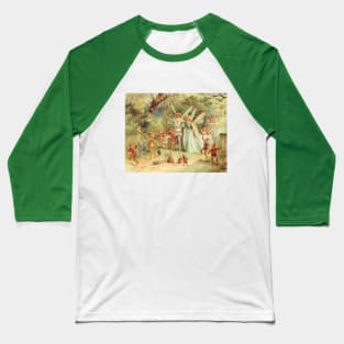 Vintage Fairy Tales, Thumbelina's Wedding to Prince Baseball T-Shirt